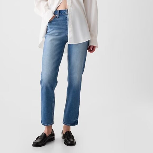 GAP High Rise Cheeky Straight Jeans size 28 6L - Picture 1 of 11